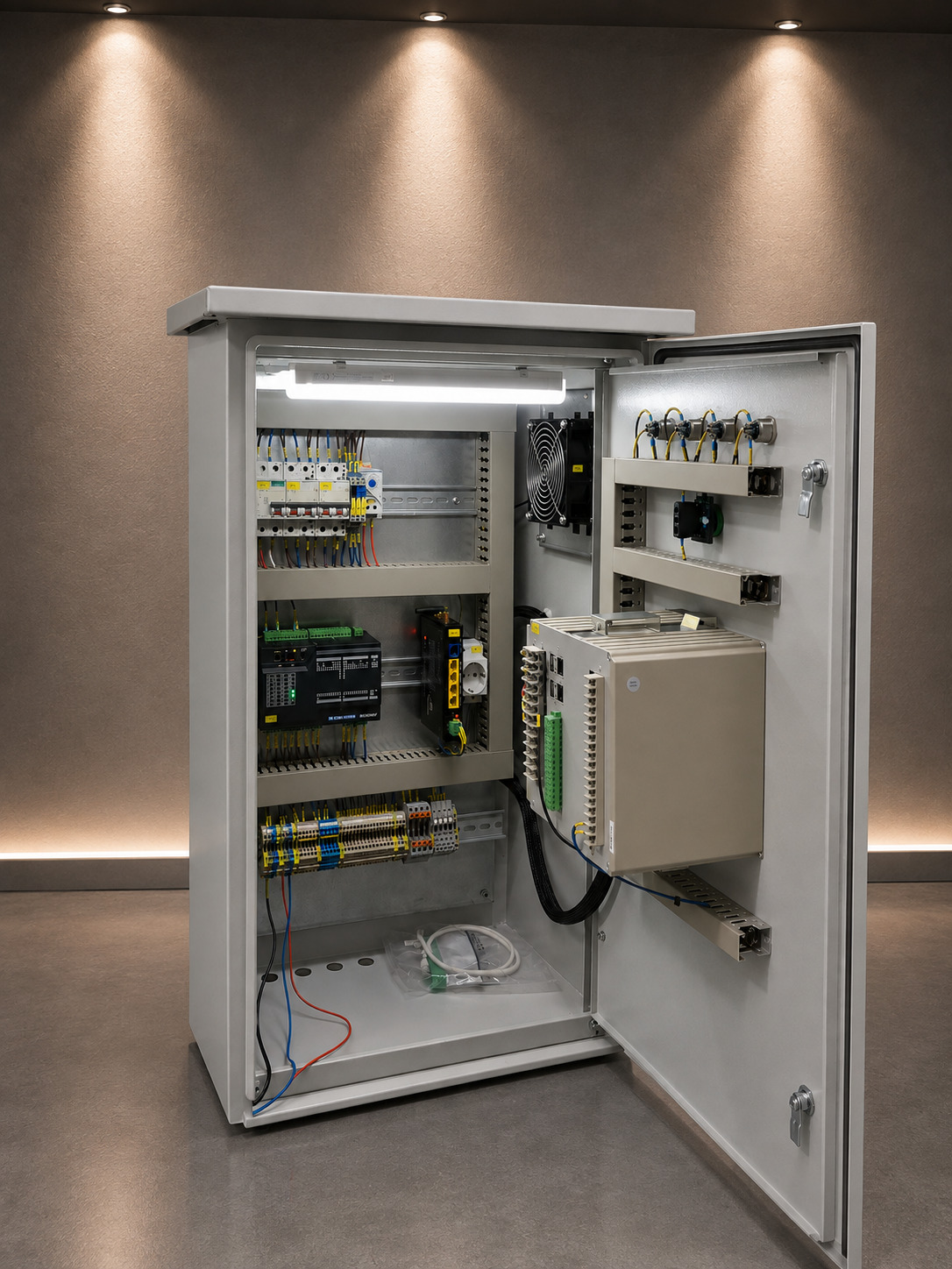 EDAŞ GES SCADA Panosu Perdesiz Görünüm
