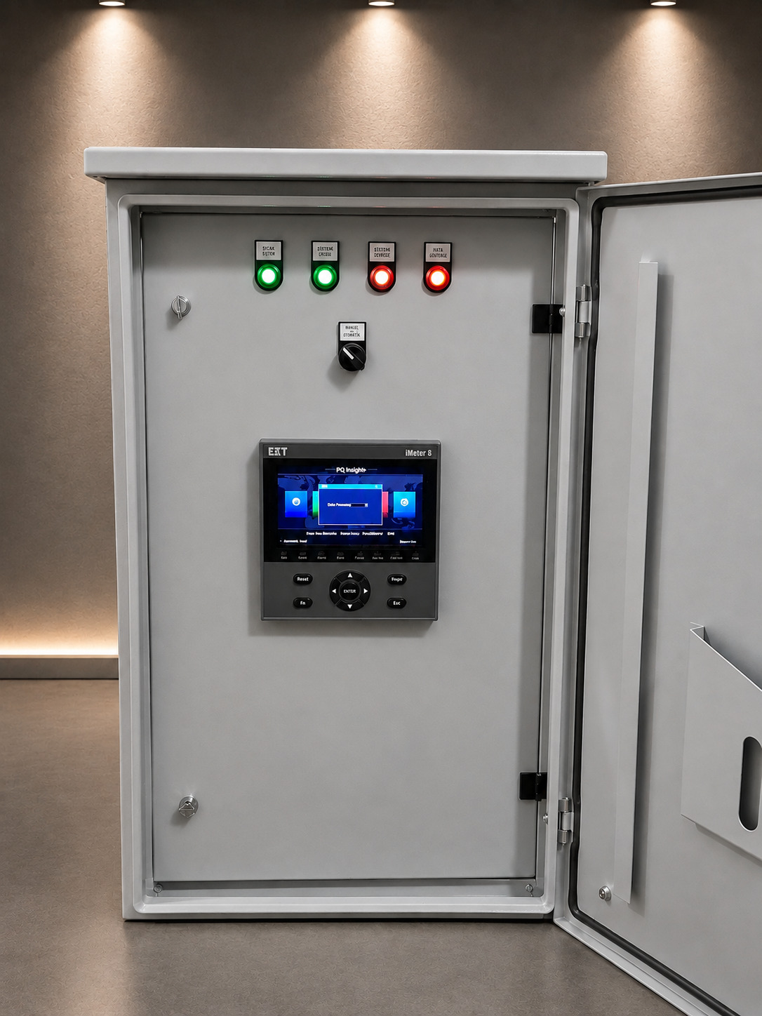 EDAŞ GES SCADA Panosu Perdeli Görünüm