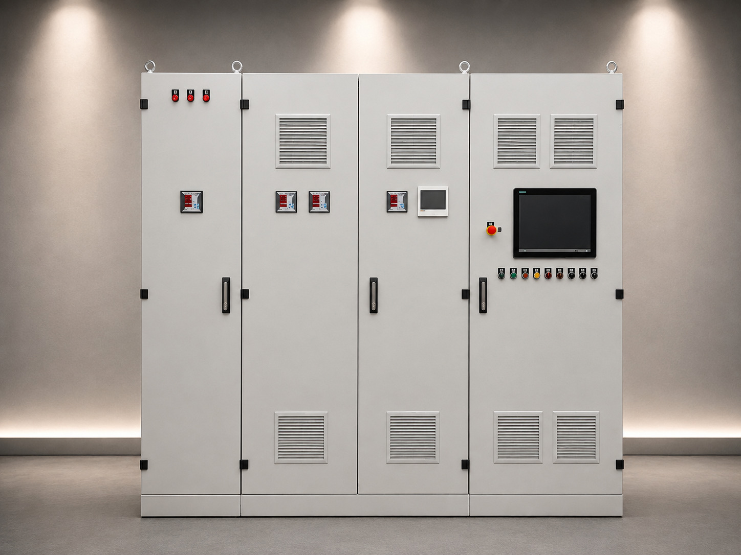 Endüstriyel Fırın Sistemi PLC-HMI Uygulamalı Otomasyon Panosu Genel Görünüm